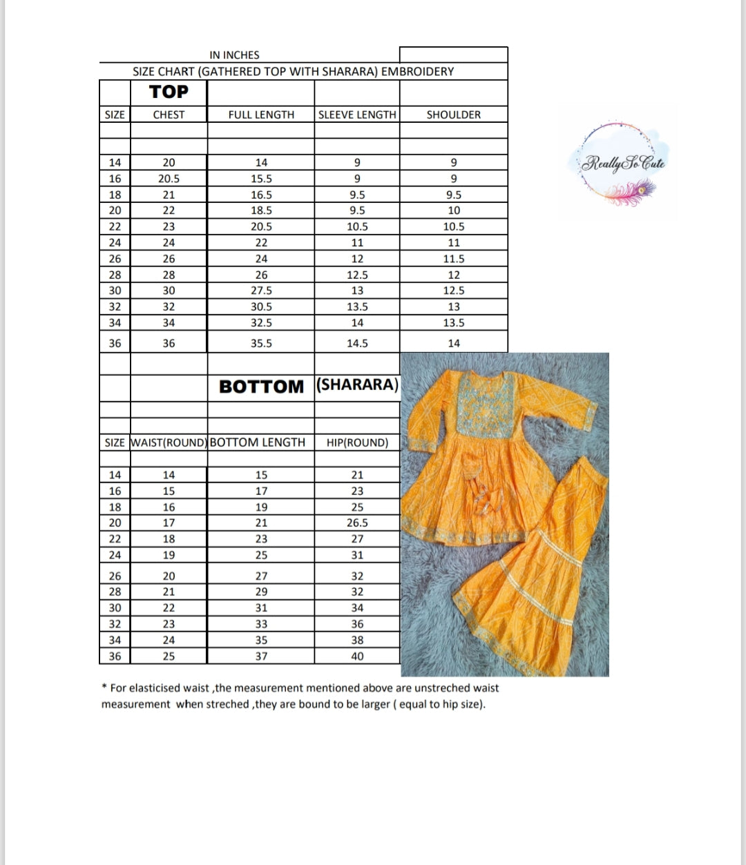 Girl Cotton Sharara Kurti 2 piece set