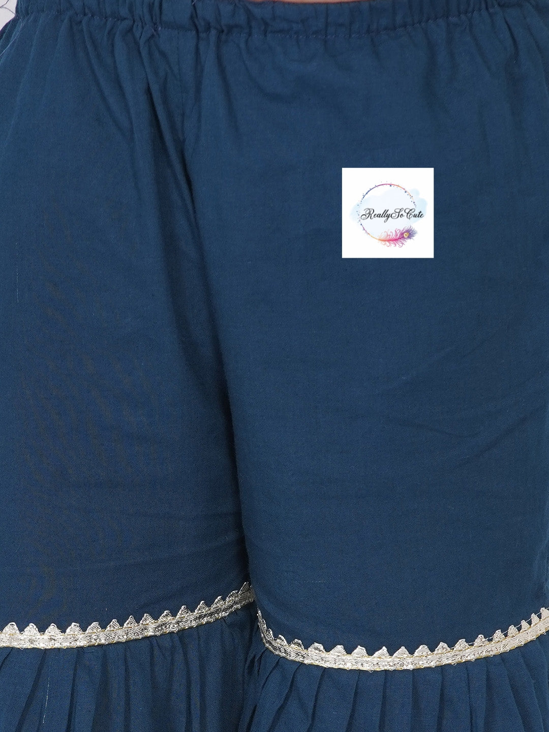 Girls 3 piece Palazzo Kurti set