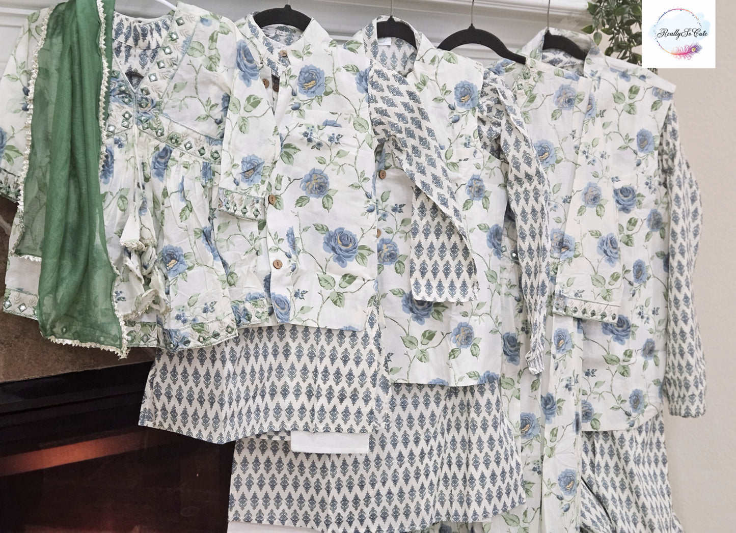 Boys cotton kurta pajama with jacket