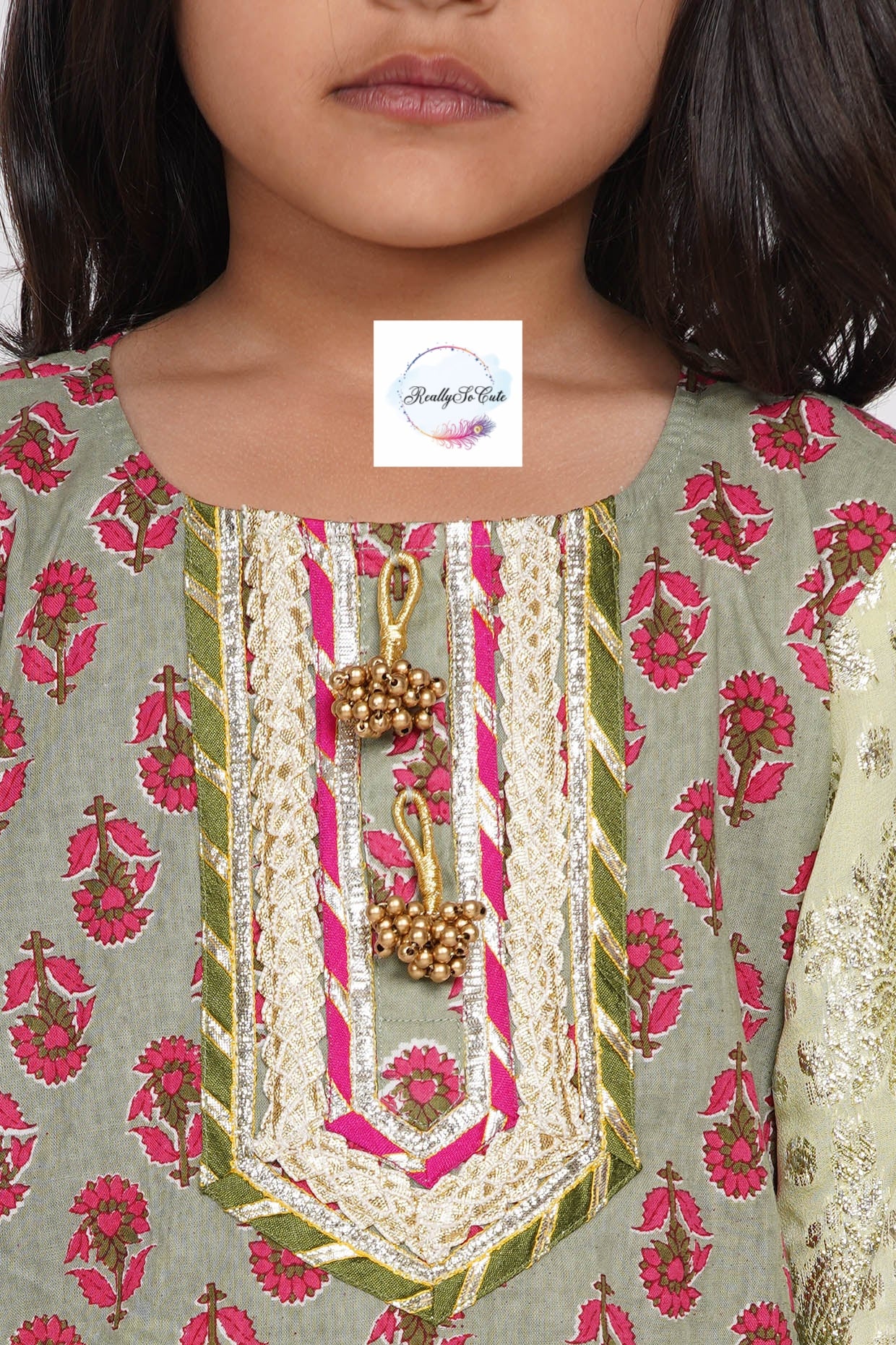 Girls 3 Piece party wear Shalwar Kameez Dupatta