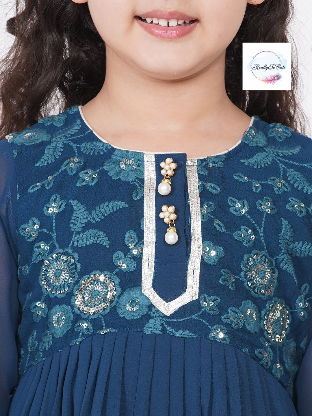 Girls 3 piece Palazzo Kurti set