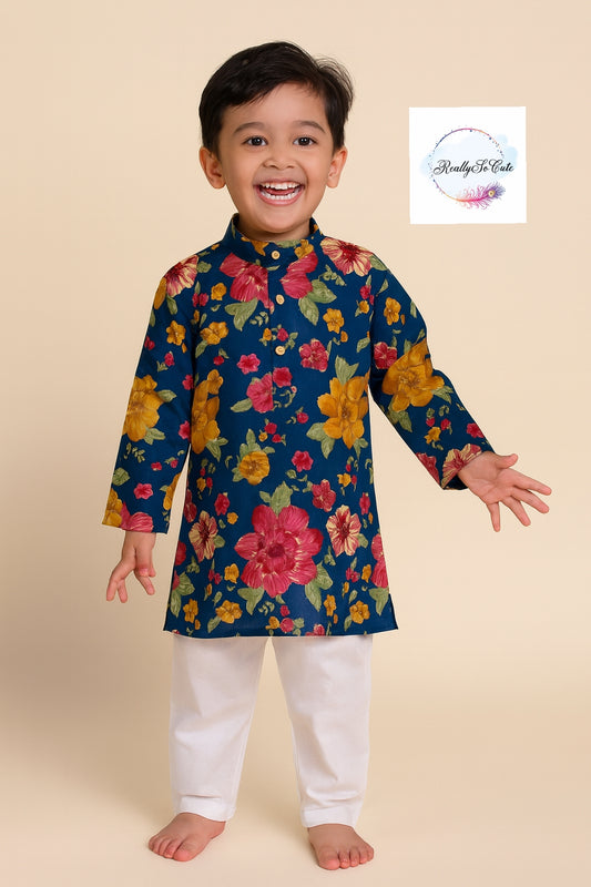Boy kurta pajama set. Pre-Order Set - Ships in 3 Weeks
