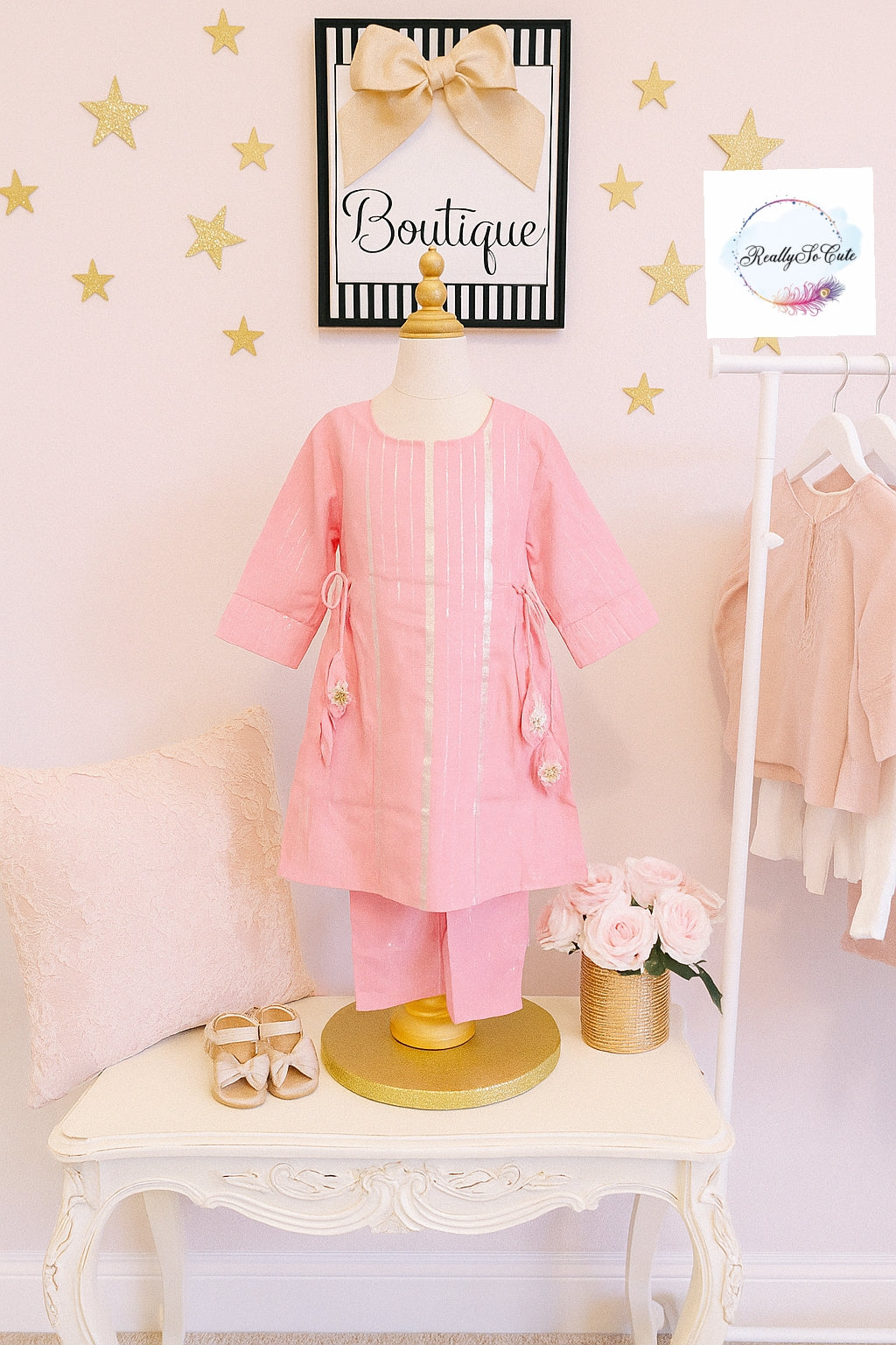 Soft cotton kurti pant co ord set