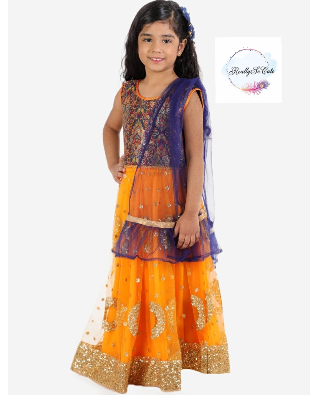 Lehanga choli, Diwali girls' ethnic wear, lehanga choli set