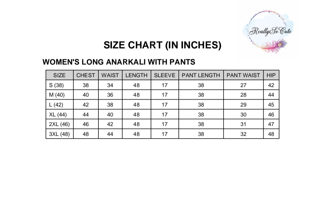 Women's patola print cotton Anarkali kurti and pant,