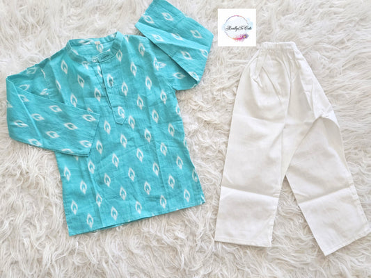 Boys  cotton kurta pajama set, infant kurta pajama