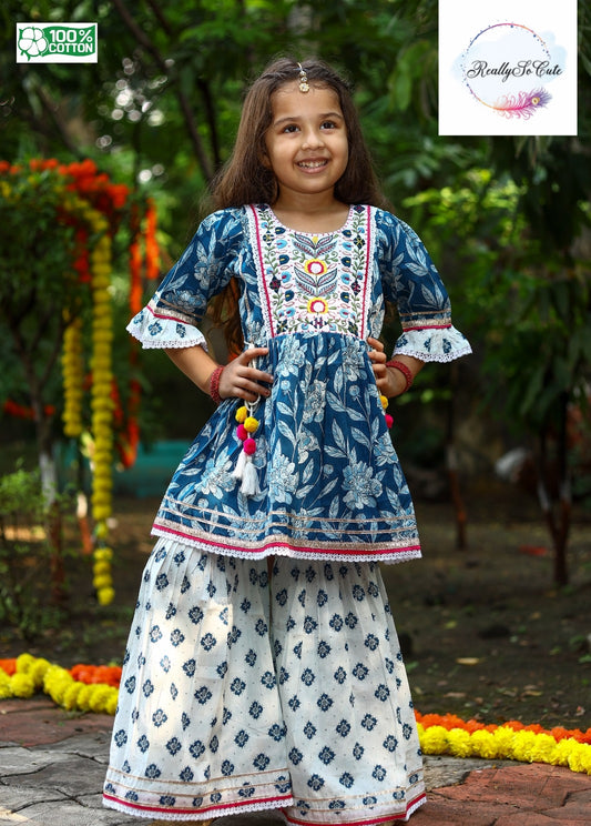 Girls Cotton Salwar Kurti Suit