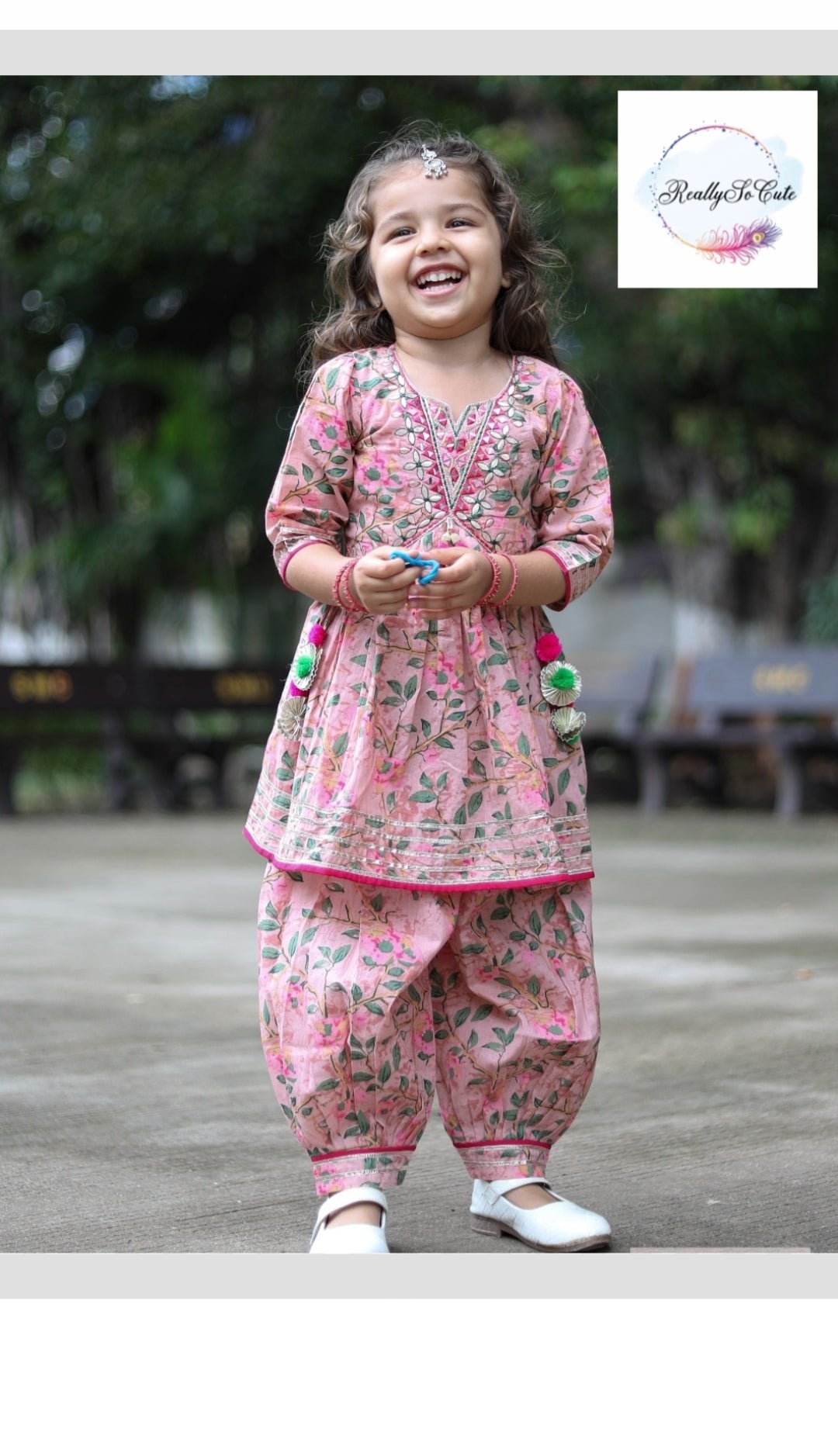 Girls Cotton Salwar Kurti Suit