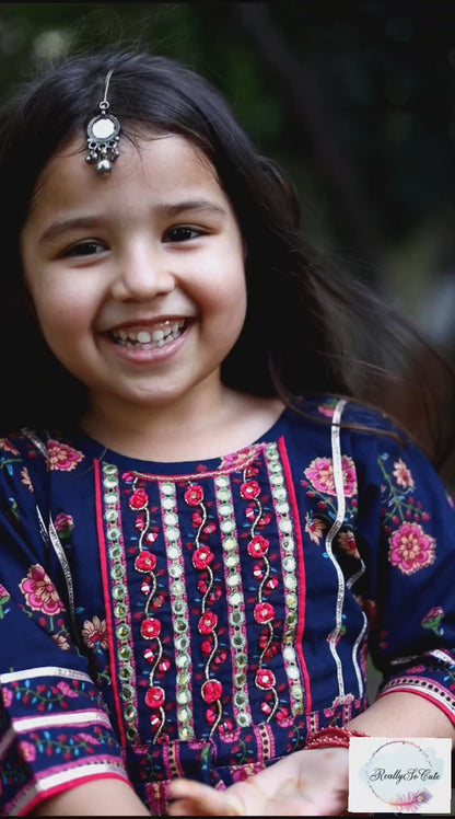 Girls Cotton Salwar Kurti Suit, baby girls ethnic wear