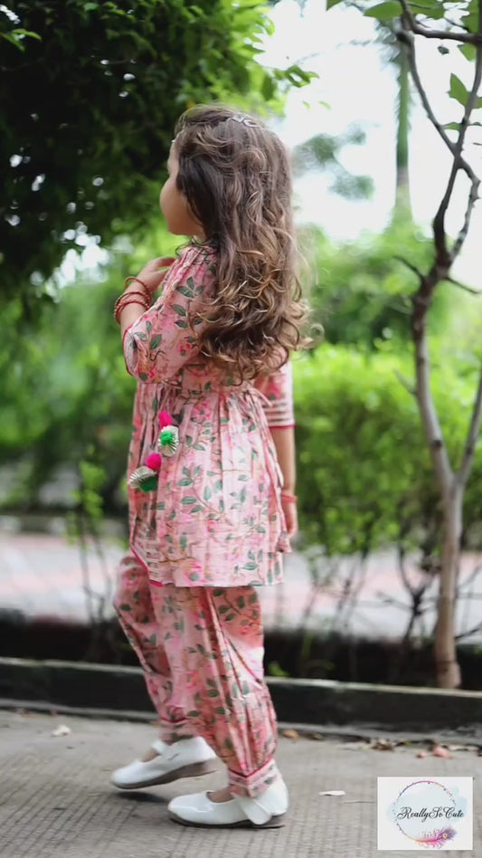 Girls Cotton Salwar Kurti Suit