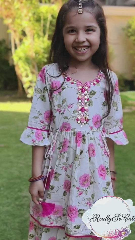 Girls Cotton Salwar Kurti Suit