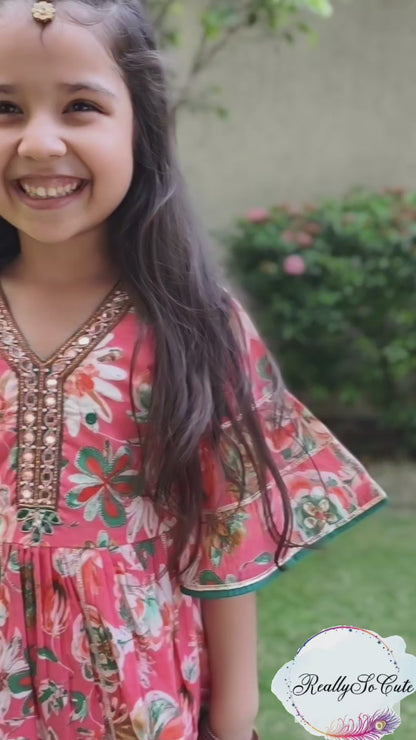 Girls Cotton Salwar Kurti Suit