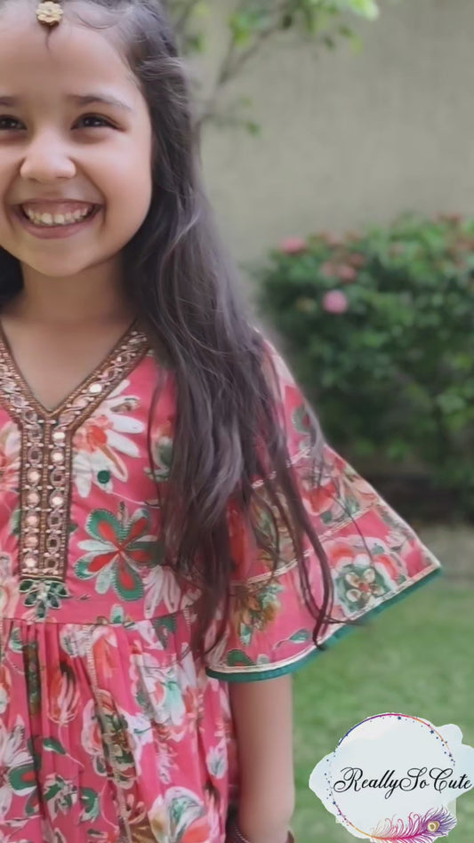 Girls Cotton Salwar Kurti Suit