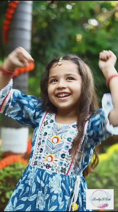 Girls Cotton Salwar Kurti Suit