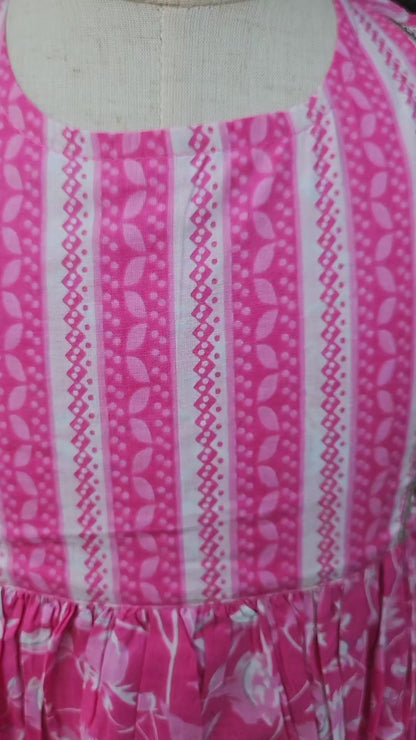 Girl Sharara kurti Set/  soft cotton kurta salwar set, blue kurti sharara