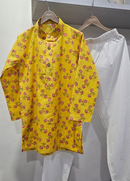 Yellow Boys kurta pajama,  kurta set