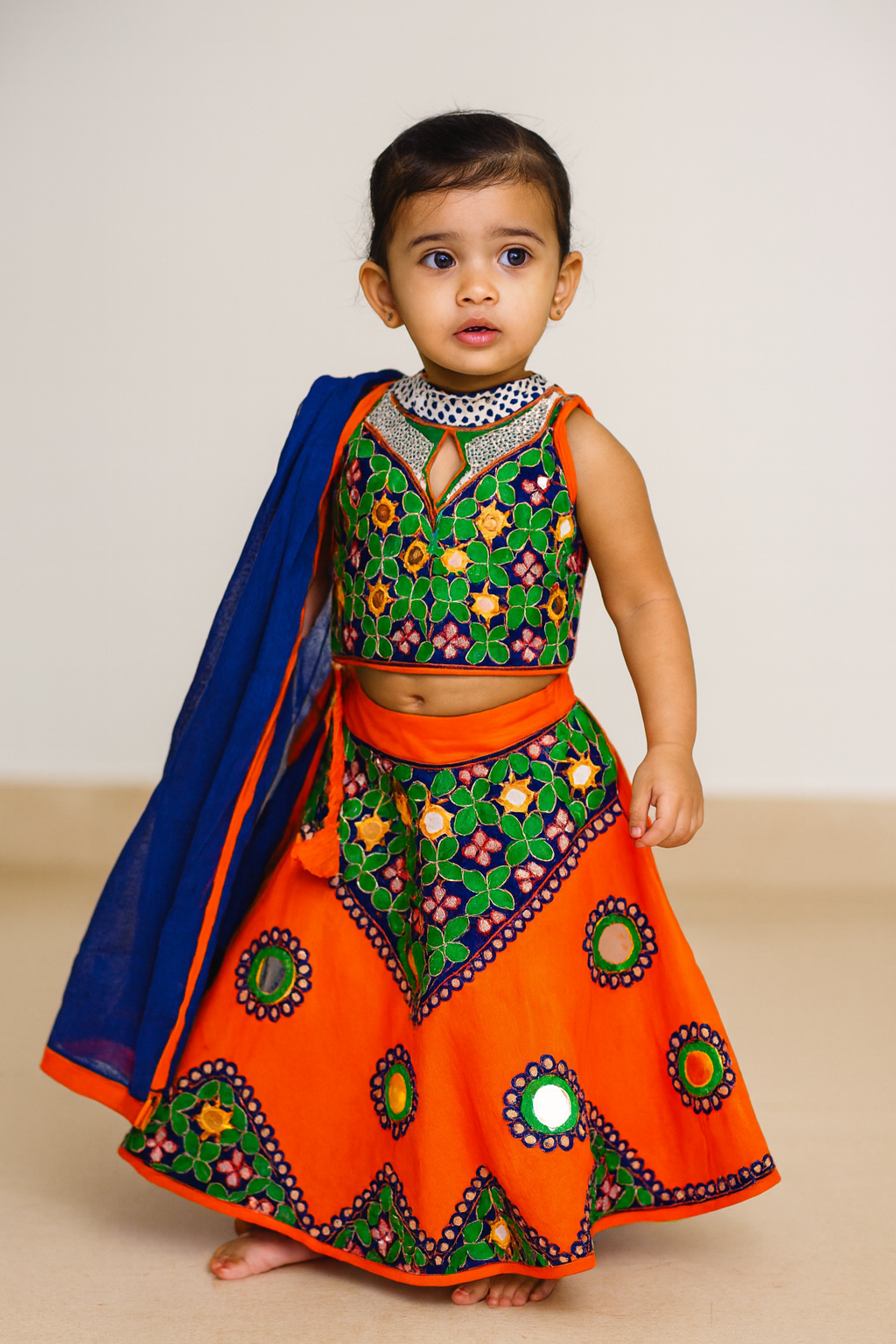 Little Girl chaniya choli, Dandiya girl ethnic wear