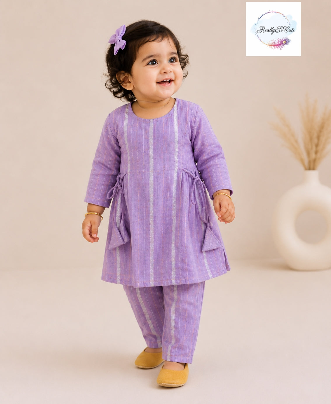 Soft cotton kurti pant co ord set