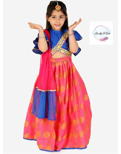 Lehanga choli, Diwali girls' ethnic wear, lehanga choli set