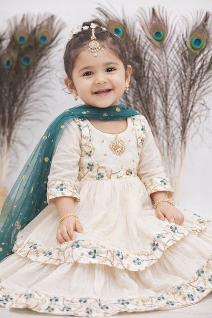 Girls 3 piece sharara Kurti set