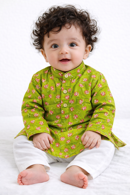 Boys Traditional Kurta Pajama Set – Festive Ethnic Wear, pichwai kurta