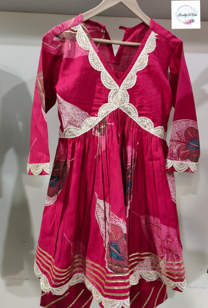 Soft cotton kurti pant dupatta