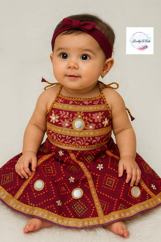 Baby Girl chaniya choli, Dandiya girl ethnic wear