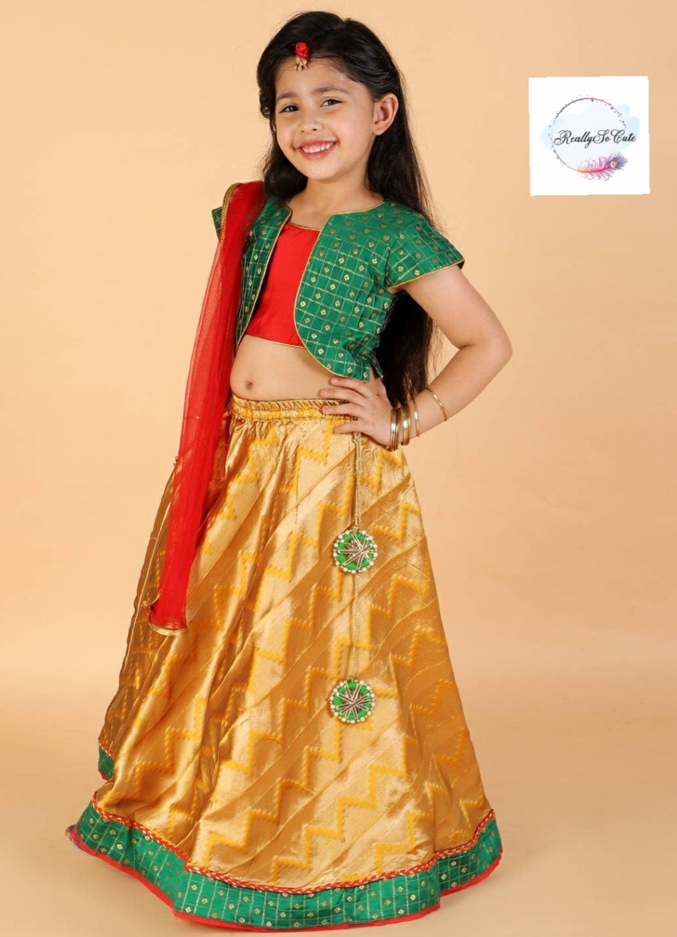 Lehanga choli, Diwali girls' ethnic wear, lehanga choli set
