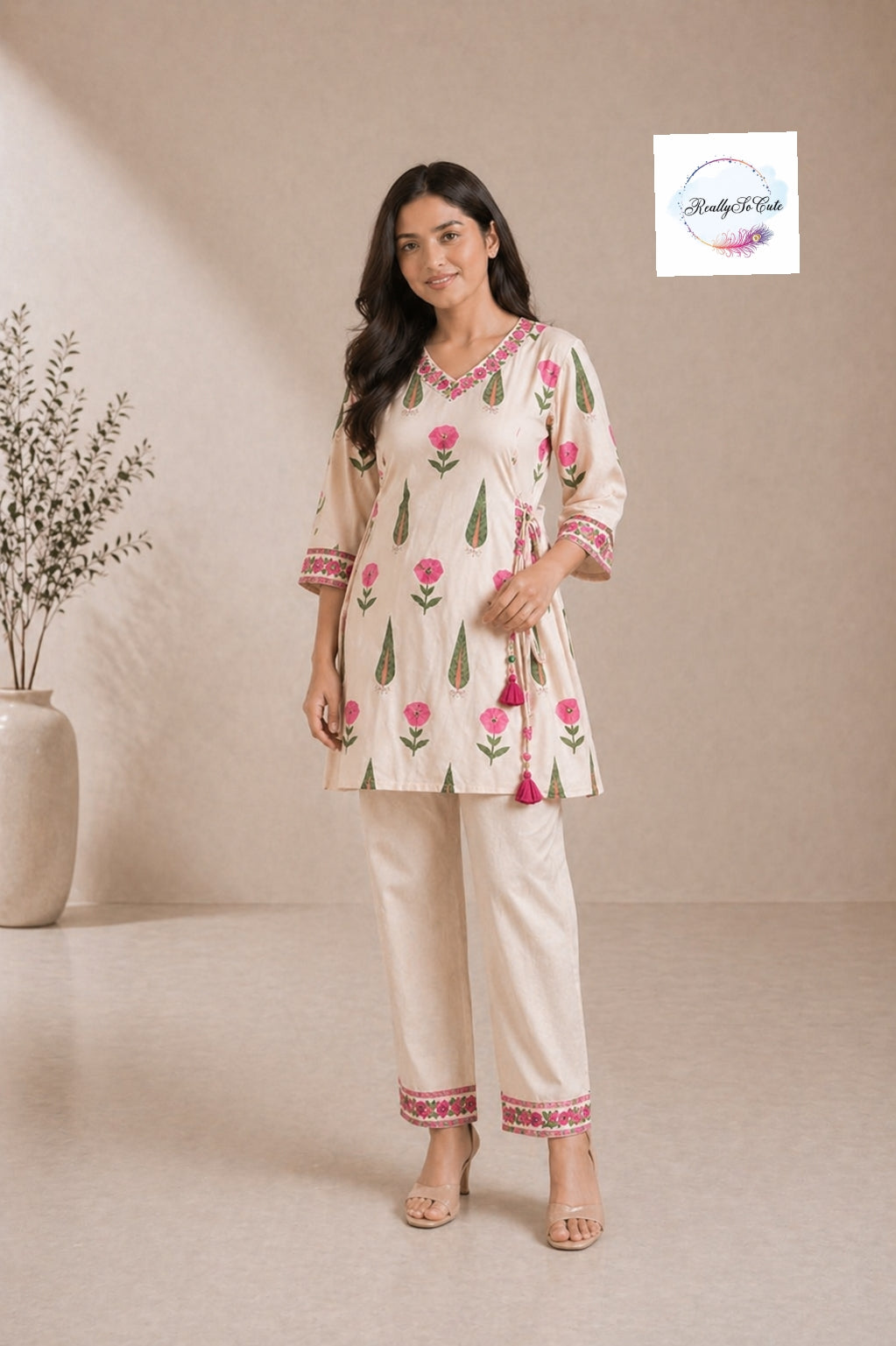 Elegant Mom Kurta Set – Short Top co ord set(Pre-Order)
Twinning Mom Set