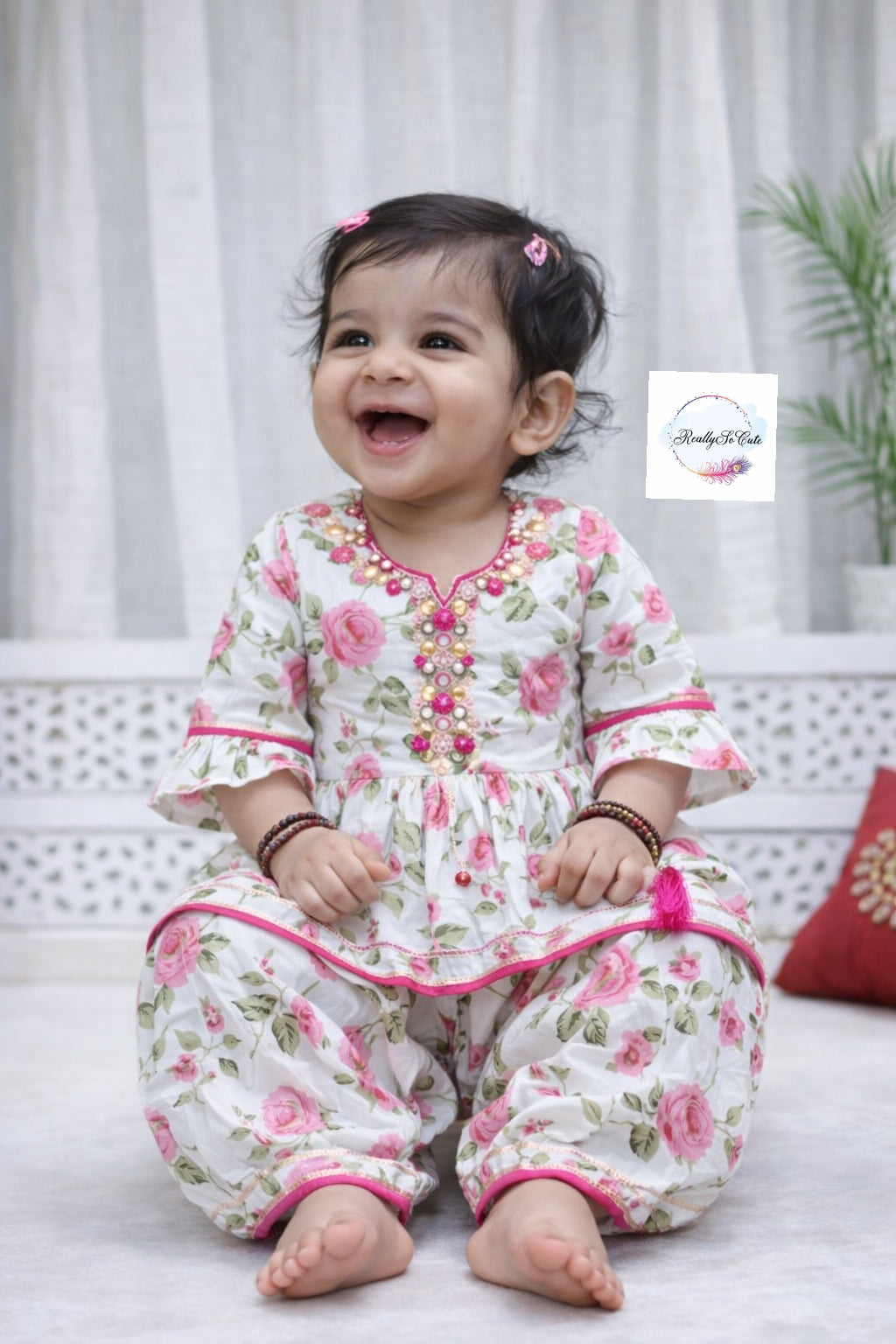 Girls Cotton Salwar Kurti Suit