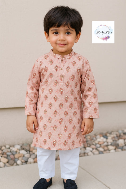 Boys  cotton kurta pajama set, infant kurta pajama