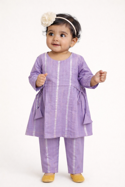 Soft cotton kurti pant co ord set
