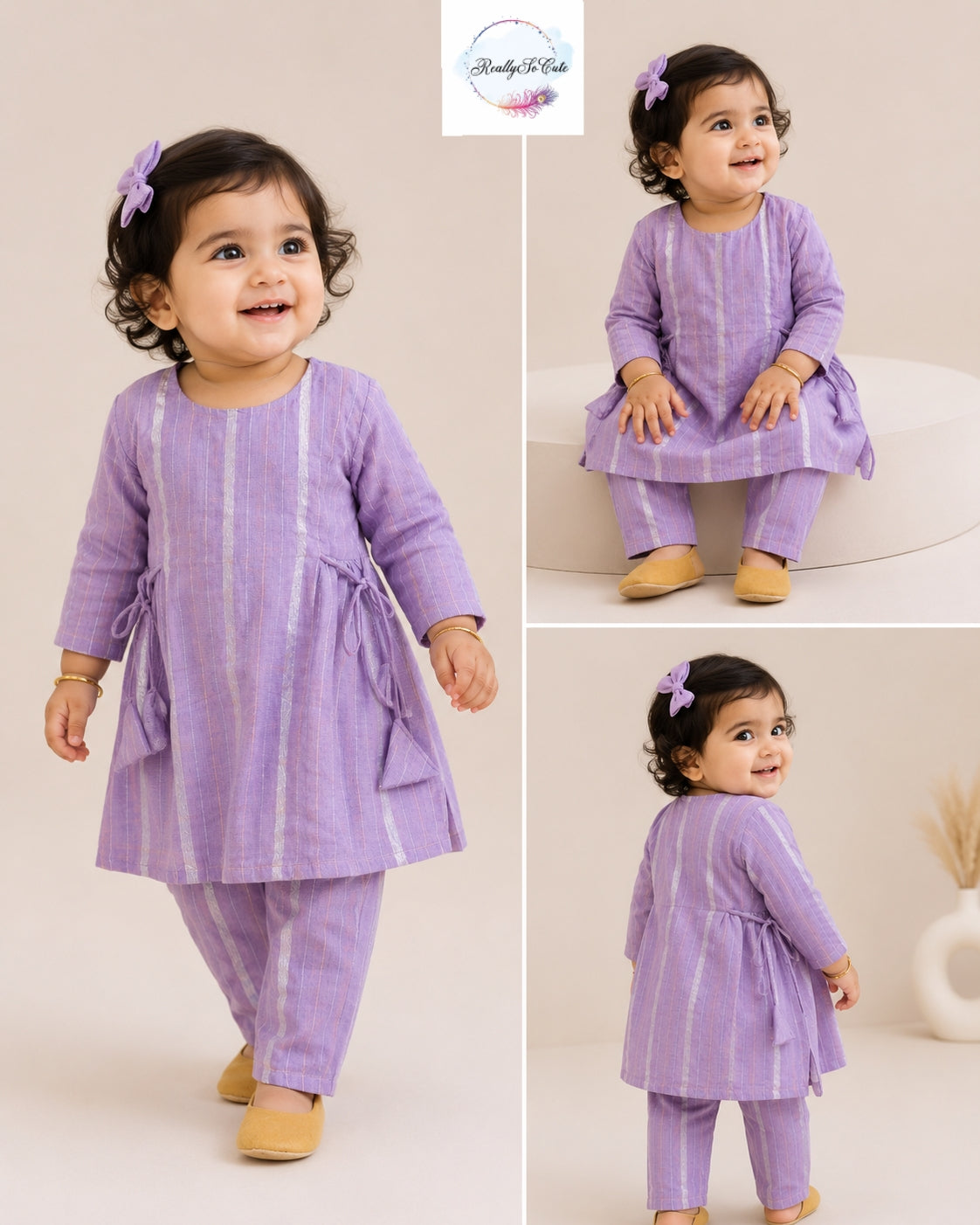 Soft cotton kurti pant co ord set