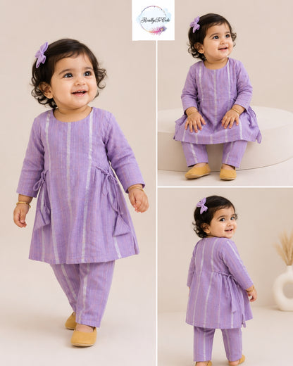 Soft cotton kurti pant co ord set