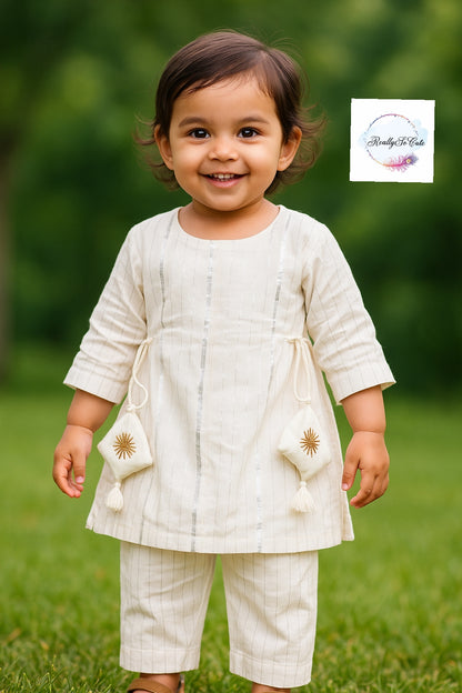 Soft cotton kurti pant co ord set