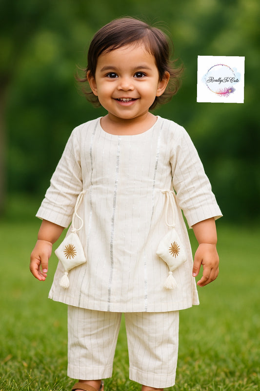 Soft cotton kurti pant co ord set