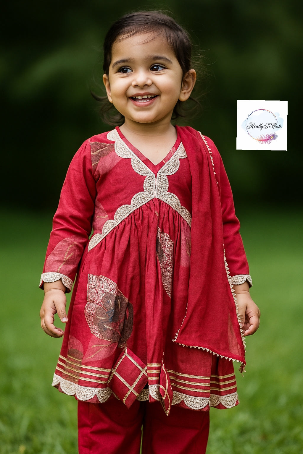 Soft cotton kurti pant dupatta