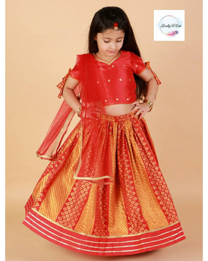 Lehanga choli, Diwali girls' ethnic wear, lehanga choli set