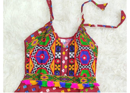 Baby girls' cotton dress, infant girl ethnic wear (6-9 months)