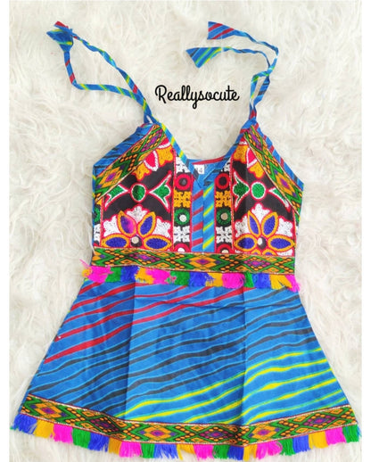 Baby girls' cotton dress, infant girl ethnic wear (6-9 months)