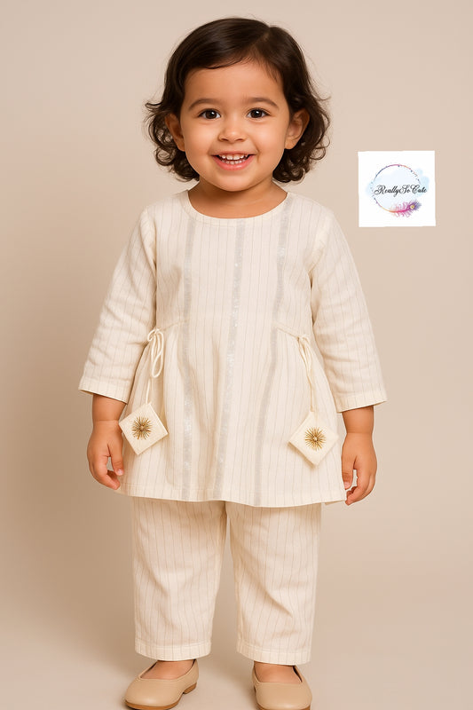 Soft cotton kurti pant co ord set