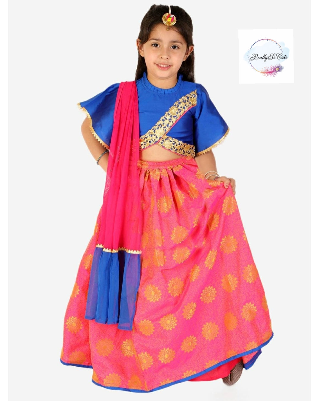 Lehanga choli, Diwali girls' ethnic wear, lehanga choli set