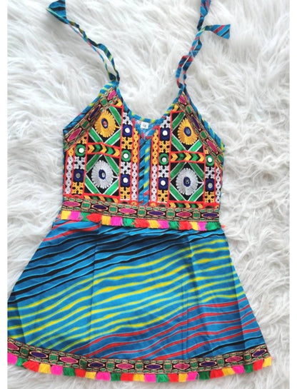 Baby girls' cotton dress, infant girl ethnic wear (18-24 months)