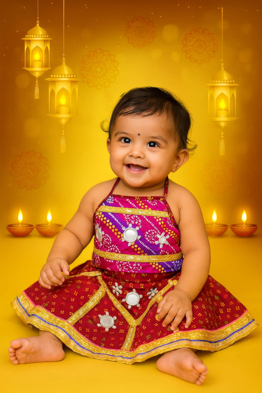 Baby Girl chaniya choli, Dandiya girl ethnic wear