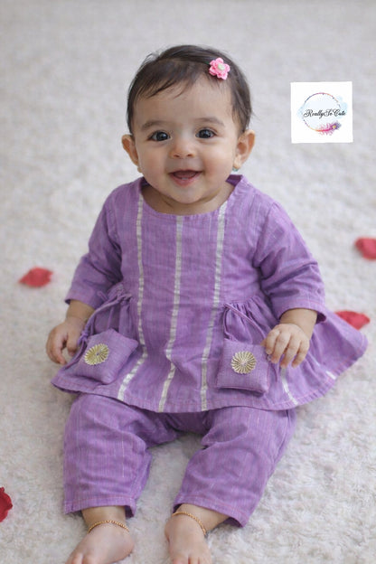 Soft cotton kurti pant co ord set