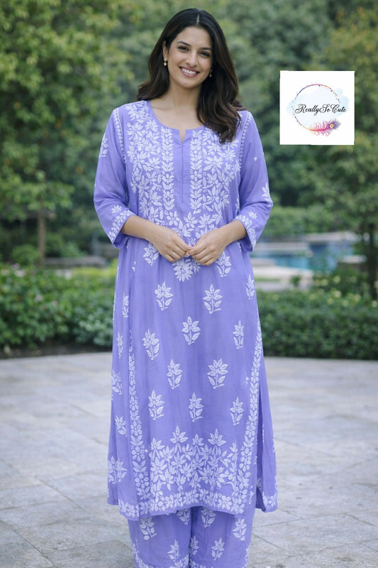 Lilyac chikankari kurta set